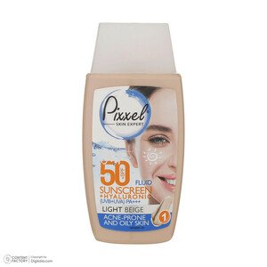 کرم ضدآفتاب رنگی پیکسل 50 SPFمدل LIGHT BEIGE مناسب برای پوست‌های چرب، حجم 50 میلی‌لیتر