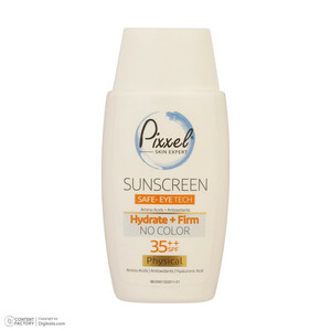کرم ضد آفتاب بدون رنگ پیکسل SPF35 ‌مدل Physical مناسب انواع پوست‌ حجم 50 میلی‌لیتر