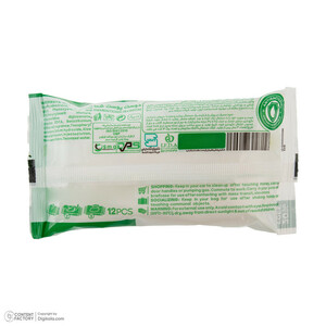 دستمال مرطوب دافی مدل ANTI-BACTERIAL بسته 12 عددی