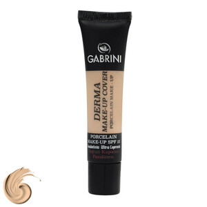کرم پودر مایع SPF 15 گابرینی مدل Derma شماره 101 مناسب برای انواع پوست حجم 40 میلی‌لیتر
