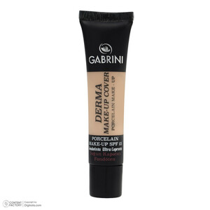 کرم پودر مایع SPF 15 گابرینی مدل Derma شماره 101 مناسب برای انواع پوست حجم 40 میلی‌لیتر