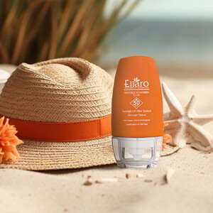 فلوئید ضد آفتاب بدون رنگ الارو SPF50 مدل Ultra Light تحت لیسانس محافظ UVA ،UVB، مرطوب‌کننده مناسب پوست‌‌های چرب و مختلط حجم 50 میلی‌لیتر
