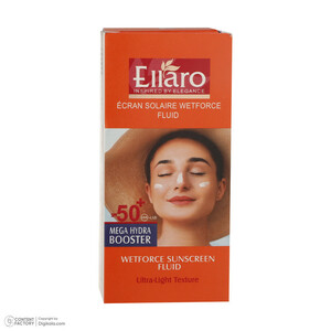 فلوئید ضد آفتاب بدون رنگ الارو SPF50 مدل Ultra Light تحت لیسانس محافظ UVA ،UVB، مرطوب‌کننده مناسب پوست‌‌های چرب و مختلط حجم 50 میلی‌لیتر