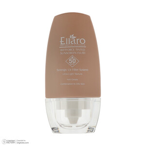 فلوئید ضد آفتاب رنگی صورت الارو SPF 50 مدل Wetforce ‌محافظ در برابر اشعه UVA و UVB مناسب برای پوست چرب و مختلط حجم 50 میلی‌لیتر