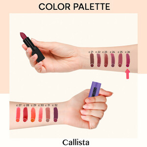 رژ لب جامد کالیستا سری Hydra Color شماره C26