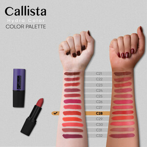 رژ لب جامد کالیستا سری Hydra Color شماره C28