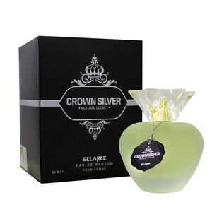 ادو پرفیوم زنانه اسکلاره مدل Crown Silver حجم 100 میلی لیتر – رایحه Victoria Secret