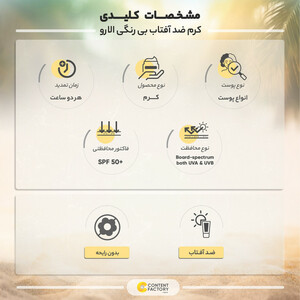 ضد آفتاب بدون رنگ الارو مدل SPF50 محافظ UVA ،UVB، ضد چروک، مناسب انواع پوست تحت لیسانس حجم 50 میلی‌لیتر