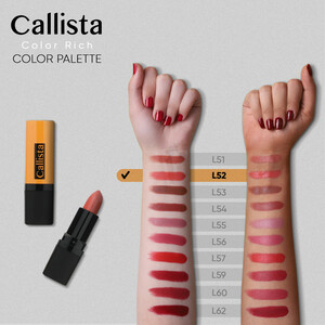 رژ لب جامد کالیستا مدل Color Rich شماره L52 - نارنجی