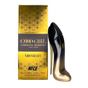 ادوپرفیوم مینیاتوری زنانه نایس پاپت Nice مدل گود گرل میدنایت Good Girl Midnight حجم 30 میلی لیتر