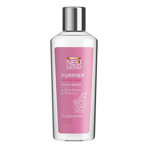محلول پاک‌کننده آرایش صورت نئودرم مدل Gentle Purifer مناسب برای انواع پوست حجم 200 میلی‌لیتر