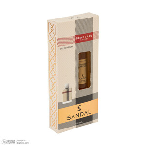 عطر جیبی زنانه صندل مدل  باربری لندن BURBERRY LONDON با رایحه شیرین و گرم حجم 25 میلی‌لیتر