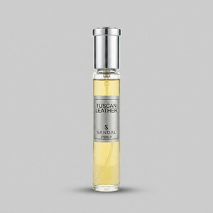 عطر جیبی مردانه صندل مدل Tuscan leather حجم 25 میلی لیتر