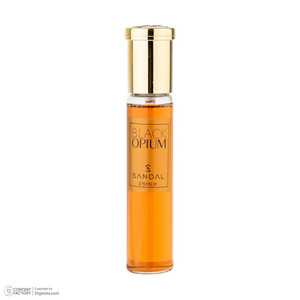 عطر جیبی زنانه صندل مدل black opium بلک اوپیوم با رایحه گرم و شیرین حجم 25 میلی‌لیتر