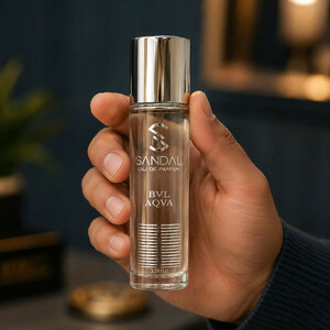 عطر جیبی مردانه صندل مدل aqua آکوا بولگاری حجم 33 میلی لیتر