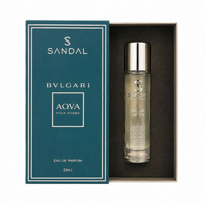 عطر جیبی مردانه صندل مدل aqua آکوا بولگاری حجم 33 میلی لیتر