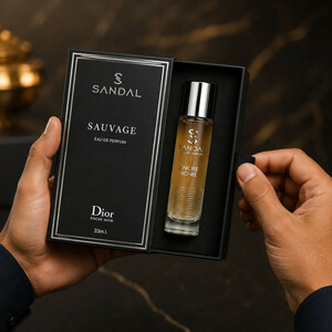 عطر جیبی مردانه صندل مدل  savage ساواج حجم 33 میلی لیتر