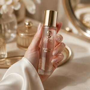 عطر جیبی زنانه صندل مدل لاو ایس تی بل حجم 33 میلی لیتر
