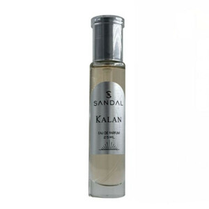 عطر جیبی مردانه صندل مدل  kalan کالان با رایحه تلخ حجم ۲۵ میلی‌لیتر