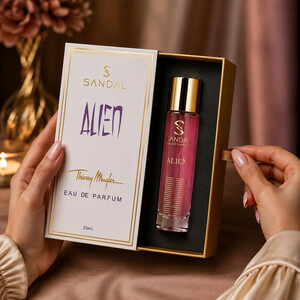 عطر جیبی زنانه صندل مدل Alien  الین حجم 33 میلی لیتر
