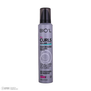 موس مو بیول مدل 4 FINE CURLS مناسب موهای فر حجم 200 میلی لیتر