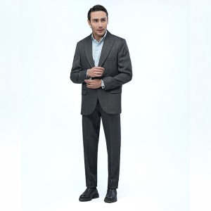 کت و شلوار مردانه طرح چهارخانه ریز کلاسیک زرپوشان مدل Kara16