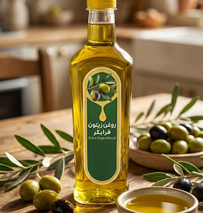 روغن زیتون500 سی سی فرابکر لابن سبز زرسان