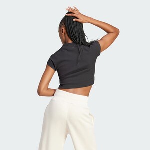 Lounge Ribbed Crop T-Shirt