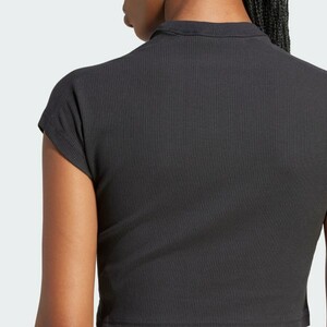 Lounge Ribbed Crop T-Shirt