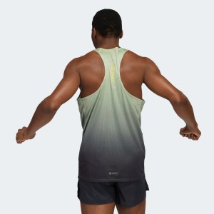 تاپ تمرینی مردانه آدیداس مدل ADIZERO SINGLET کد HK5635