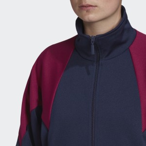 سوییشرت زنانه آدیداس مدل LARGE LOGO TRACK TOP کد GD2383