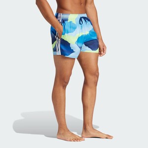 City Escape Camo 3-Stripes Cix Swim Shorts