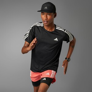 Own the Run 3-Stripes Tee