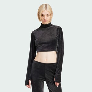 Velvet Crop Top