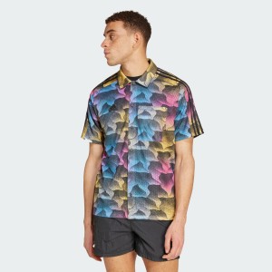 IP3784 | Tiro Allover Print Mesh Resort Shirt