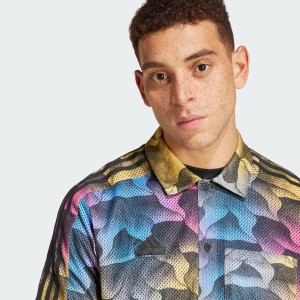 IP3784 | Tiro Allover Print Mesh Resort Shirt