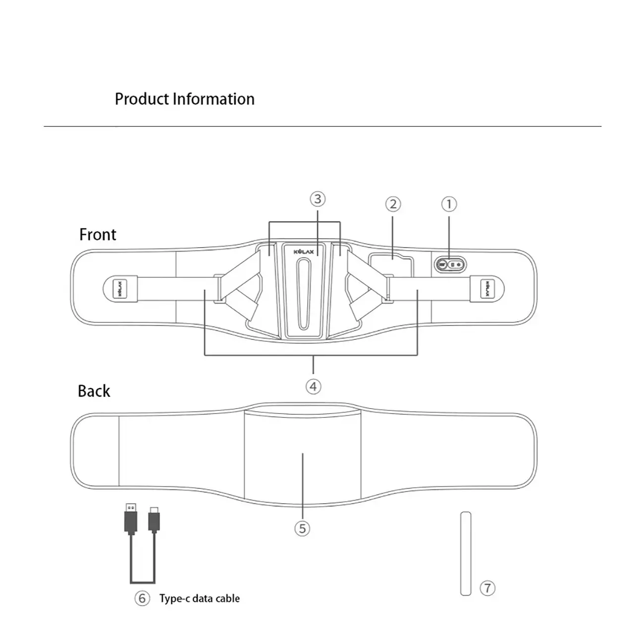 کمربند طبی حرارتی شیائومی HMBDYM-01