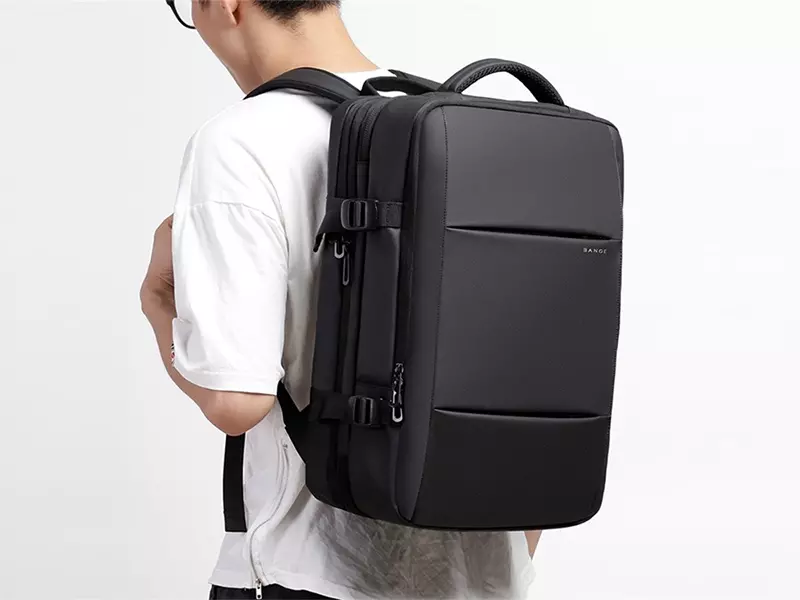 کوله پشتی مسافرتی لپ تاپ 15.5 اینچ یو اس بی دار بنج BANGE BG 1908D 45L Backpack Laptop with Charging Port