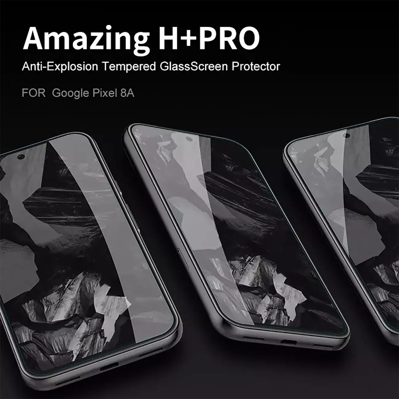 گلس گوشی گوگل پیکسل 8 آ نیلکین Amazing H+ Pro