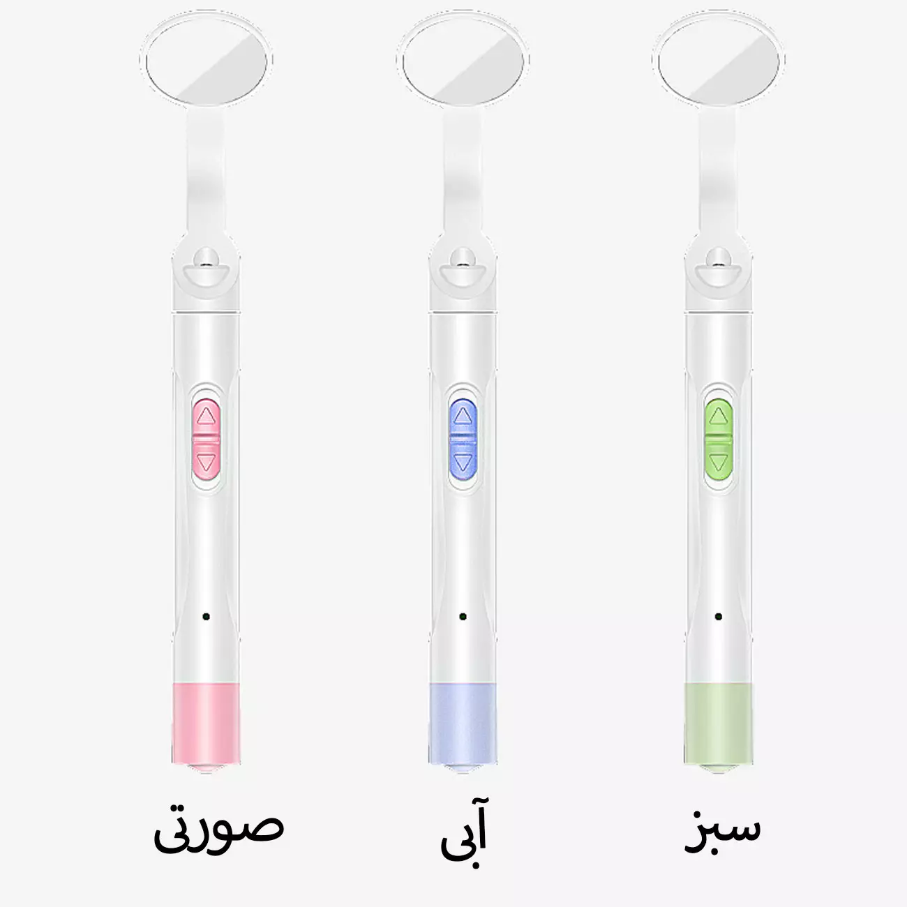 آینه دندان پزشکی دارای چراغ اسمایلینگ شارک SD-1024