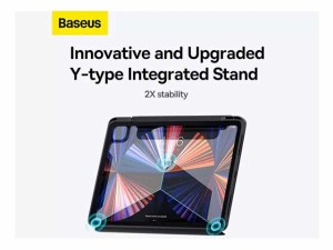 قاب مغناطیسی آیپد 11 اینچ، آیپد ایر 4 و 5 10.9 اینچ بیسوس Baseus Safattach Y-type Magnetic Stand Case ARCX010313