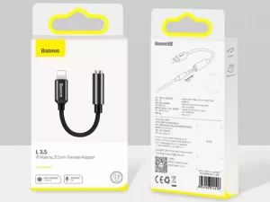 مبدل لایتنینگ به صدا بیسوس Baseus ightning to 3.5mm Adapter L3.5