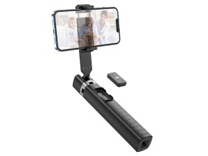 مونوپاد سه پایه‌دار و دارای ریموت‌کنترل هوکو hoco Tabletop holder K18 Wave for live broadcast