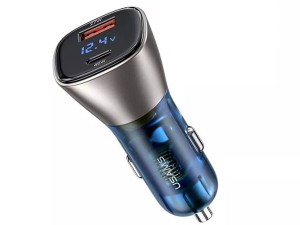 شارژر فندکی فست شارژ 72 وات یوسامز usams car charger Type-C / USB-C CC155