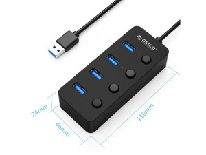 هاب یو اس بی 4 پورت اوریکو Orico W9PH4-U3-V1 4Port USB Hub