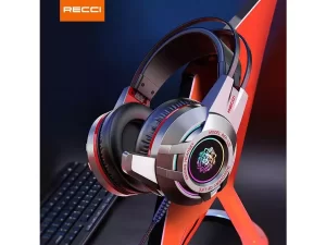 هدفون سیمی گیمینگ با جک 3.5 میلی‌متری رسی Recci REP-L22 3.5mm gaming earphones headphone