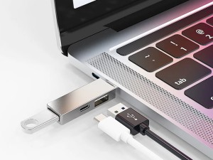 هاب تایپ سی به یو اس بی و تایپ سی ویوو WIWU USB Type-C HUB T02 PRO