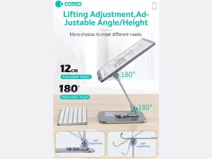 هولدر رومیزی تبلت و موبایل کوتتسی Coteetci SD-56 Rotating Plate bracket 51015