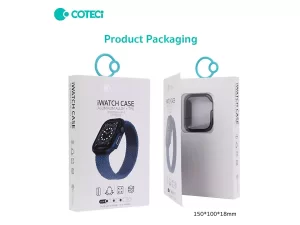 قاب محافظ اپل واچ سری 7 کوتتسی Coteetci iWatch 7 protection case 25008-BK