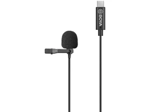 میکروفن یقه ای تایپ سی سیمی بویا BOYA BY-M3-OP Lavalier Microphone for DJI Osmo Pocket